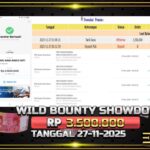 BUKTI JACKPOT SLOT WILD BOUNTY SHOWDOWN TERPERCAYA DI INDONESIA TGL 27-11-2025