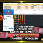 BUKTI JACKPOT SLOT GATES OF OLYMPUS TERPERCAYA DI INDONESIA TGL 11-09-2026